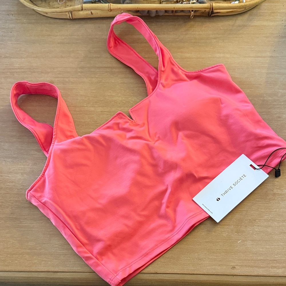 Thrive Societe Notch front bra/half cami